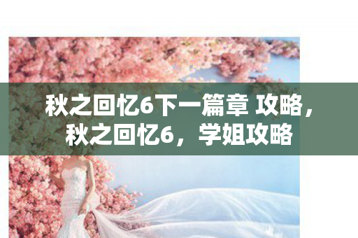 秋之回忆6下一篇章 攻略，秋之回忆6，学姐攻略