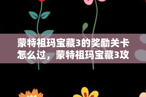 蒙特祖玛宝藏3的奖励关卡怎么过，蒙特祖玛宝藏3攻略，解锁古老宝藏的终极指南