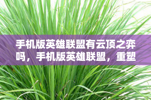 手机版英雄联盟有云顶之弈吗，手机版英雄联盟，重塑经典，掌中激战