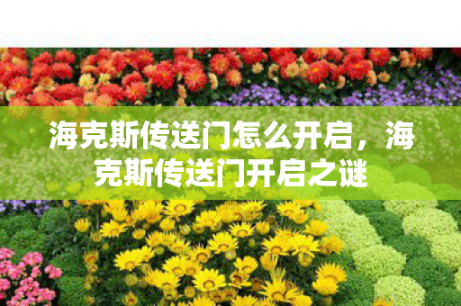 海克斯传送门怎么开启，海克斯传送门开启之谜