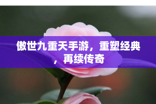 傲世九重天手游，重塑经典，再续传奇