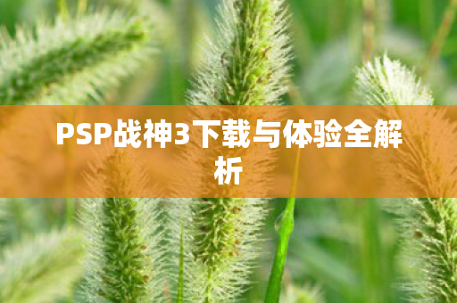 PSP战神3下载与体验全解析