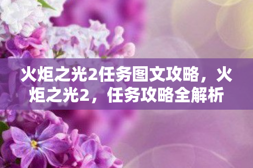 火炬之光2任务图文攻略,火炬之光2,任务攻略全解析 火炬之光2任务图文攻略,火炬之光2,任务攻略全解析