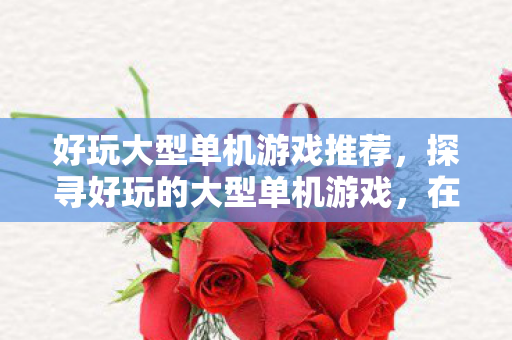 好玩大型单机游戏推荐,探寻好玩的大型单机游戏,在虚拟世界中寻找无限乐趣 好玩大型单机游戏推荐,探寻好玩的大型单机游戏,在虚拟世界中寻找无限乐趣