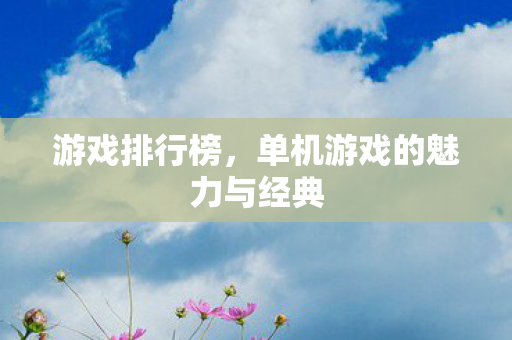 游戏排行榜，单机游戏的魅力与经典