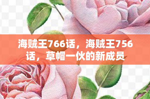 海贼王766话,海贼王756话,草帽一伙的新成员 海贼王766话,海贼王756话,草帽一伙的新成员