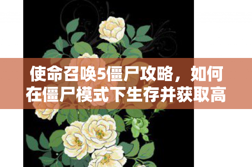 使命召唤5僵尸攻略，如何在僵尸模式下生存并获取高分