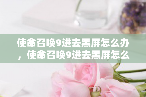 使命召唤9进去黑屏怎么办，使命召唤9进去黑屏怎么办？