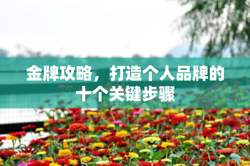 金牌攻略，打造个人品牌的十个关键步骤
