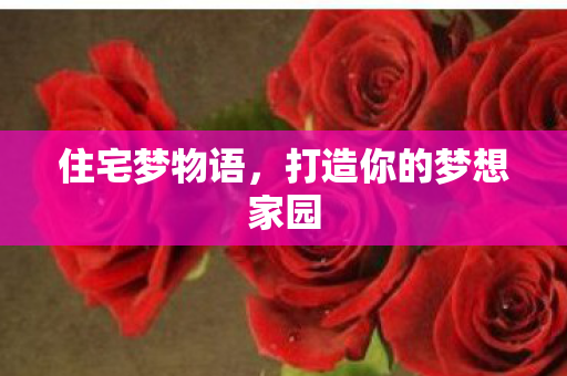 住宅梦物语，打造你的梦想家园