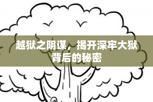 越狱之阴谋，揭开深牢大狱背后的秘密