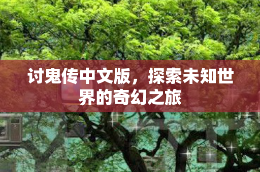 讨鬼传中文版，探索未知世界的奇幻之旅