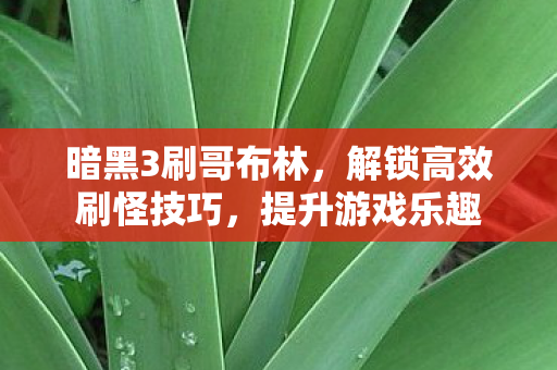 解锁高效刷怪技巧图片