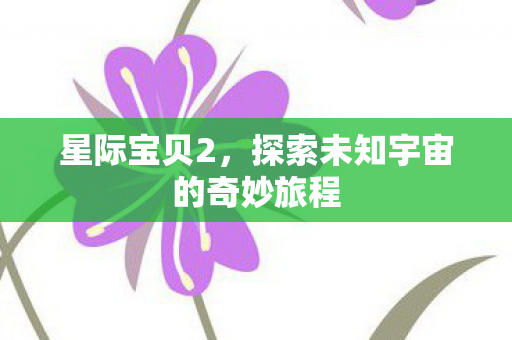 星际宝贝2，探索未知宇宙的奇妙旅程