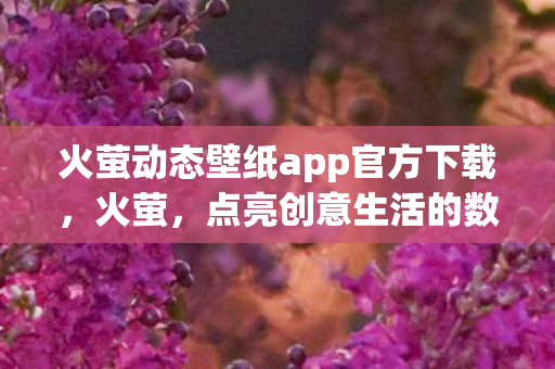 火萤动态壁纸app官方下载,火萤,点亮创意生活的数字艺术 火萤动态壁纸app官方下载,火萤,点亮创意生活的数字艺术