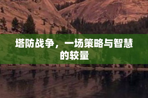 塔防战争，一场策略与智慧的较量