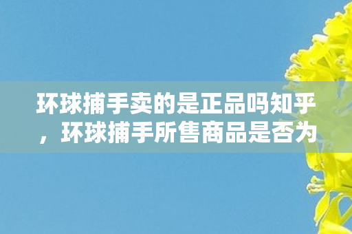 环球捕手卖的是正品吗知乎，环球捕手所售商品是否为正品？深度解析与消费警示