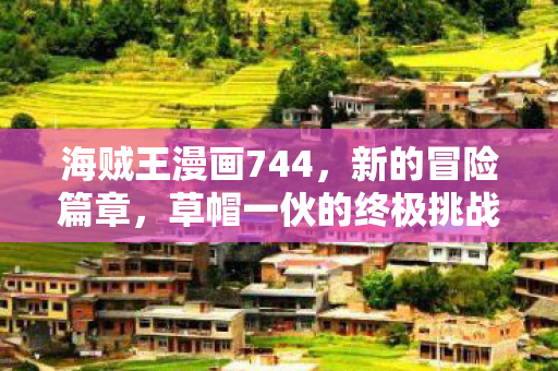 海贼王漫画744，新的冒险篇章，草帽一伙的终极挑战