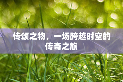 传颂之物，一场跨越时空的传奇之旅
