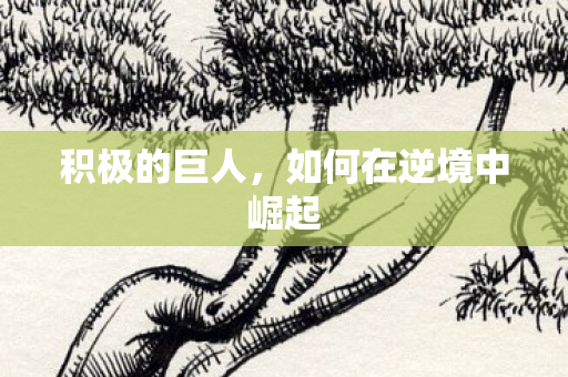 积极的巨人，如何在逆境中崛起