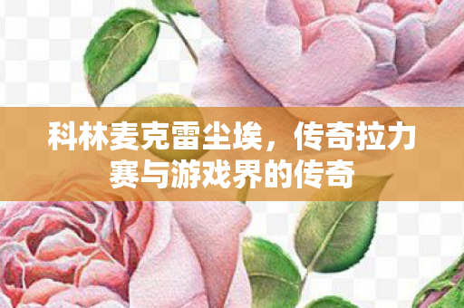 科林麦克雷尘埃，传奇拉力赛与游戏界的传奇