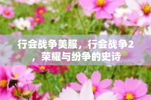 行会战争美服，行会战争2，荣耀与纷争的史诗