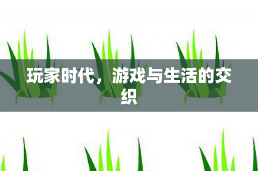 玩家时代，游戏与生活的交织