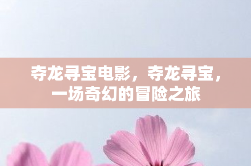 夺龙寻宝电影,夺龙寻宝,一场奇幻的冒险之旅 夺龙寻宝电影,夺龙寻宝,一场奇幻的冒险之旅