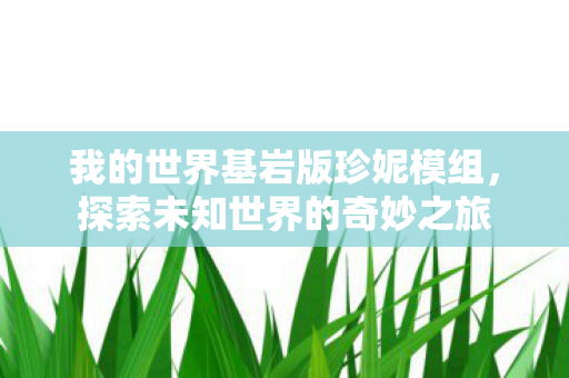 我的世界基岩版珍妮模组，探索未知世界的奇妙之旅