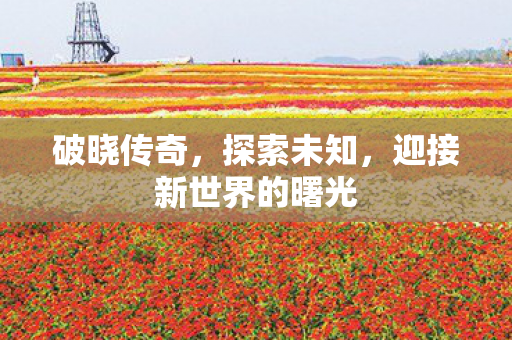 破晓传奇，探索未知，迎接新世界的曙光
