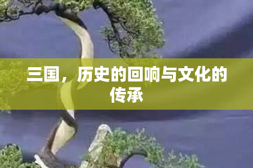 三国，历史的回响与文化的传承