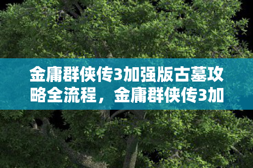 金庸群侠传3加强版古墓攻略全流程,金庸群侠传3加强版古墓攻略,揭秘古墓派神秘之旅 金庸群侠传3加强版古墓攻略全流程,金庸群侠传3加强版古墓攻略,揭秘古墓派神秘之旅