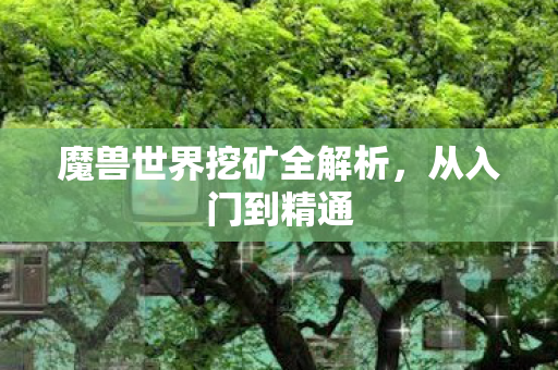 魔兽世界挖矿全解析，从入门到精通