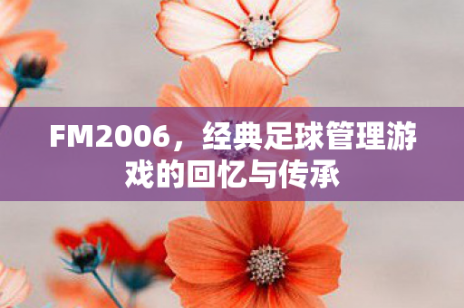 FM2006，经典足球管理游戏的回忆与传承