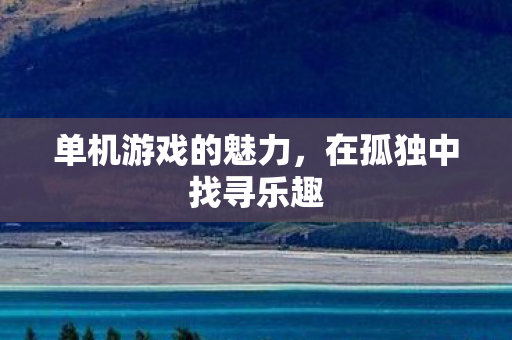 单机游戏的魅力，在孤独中找寻乐趣