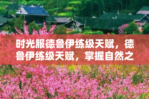 掌握自然之力的成长之路图片