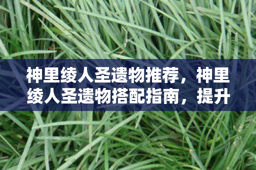 神里绫人圣遗物推荐，神里绫人圣遗物搭配指南，提升战斗力的关键