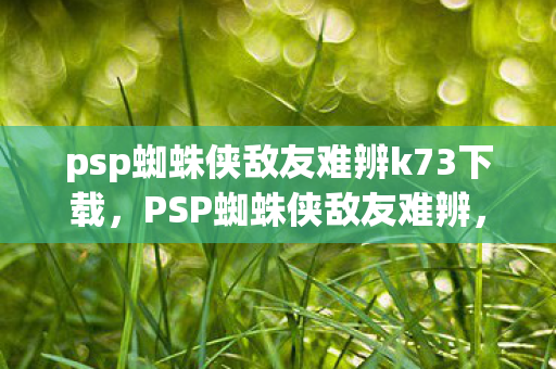 psp蜘蛛侠敌友难辨k73下载，PSP蜘蛛侠敌友难辨，穿梭于光影之间的正义之旅