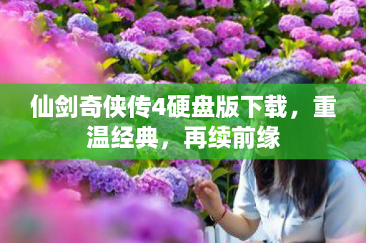 仙剑奇侠传4硬盘版下载，重温经典，再续前缘