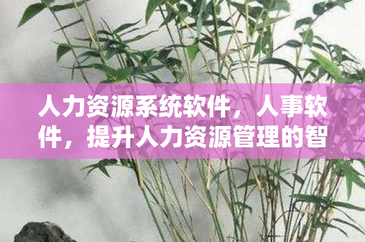 人力资源系统软件,人事软件,提升人力资源管理的智慧工具 人力资源系统软件,人事软件,提升人力资源管理的智慧工具