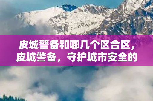 皮城警备和哪几个区合区，皮城警备，守护城市安全的隐形盾牌