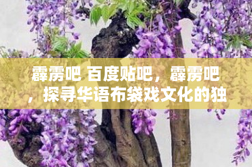 霹雳吧 百度贴吧,霹雳吧,探寻华语布袋戏文化的独特魅力 霹雳吧 百度贴吧,霹雳吧,探寻华语布袋戏文化的独特魅力
