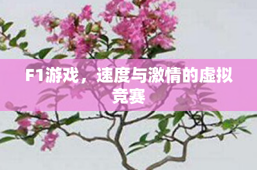 F1游戏，速度与激情的虚拟竞赛