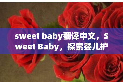 sweet baby翻译中文，Sweet Baby，探索婴儿护理的奥秘