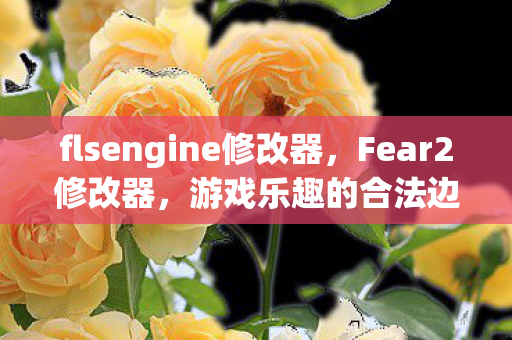 flsengine修改器，Fear2修改器，游戏乐趣的合法边界
