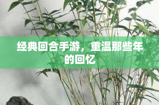 经典回合手游，重温那些年的回忆