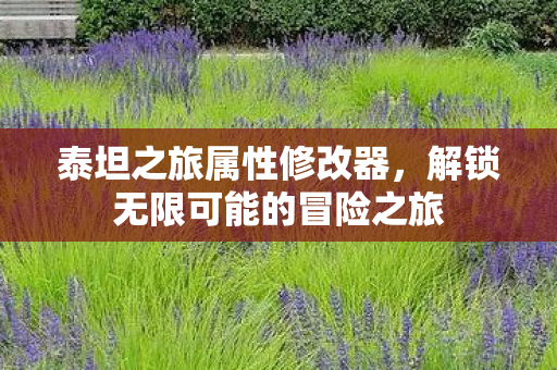 泰坦之旅属性修改器，解锁无限可能的冒险之旅