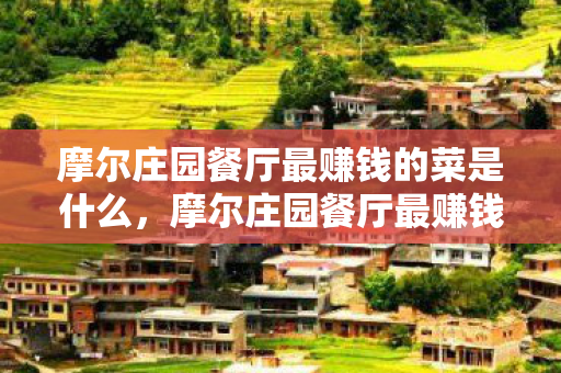 摩尔庄园餐厅最赚钱的菜是什么，摩尔庄园餐厅最赚钱的菜
