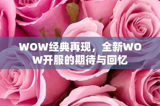 WOW经典再现，全新WOW开服的期待与回忆