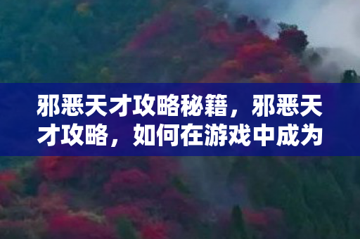 邪恶天才攻略秘籍，邪恶天才攻略，如何在游戏中成为不可一世的霸主